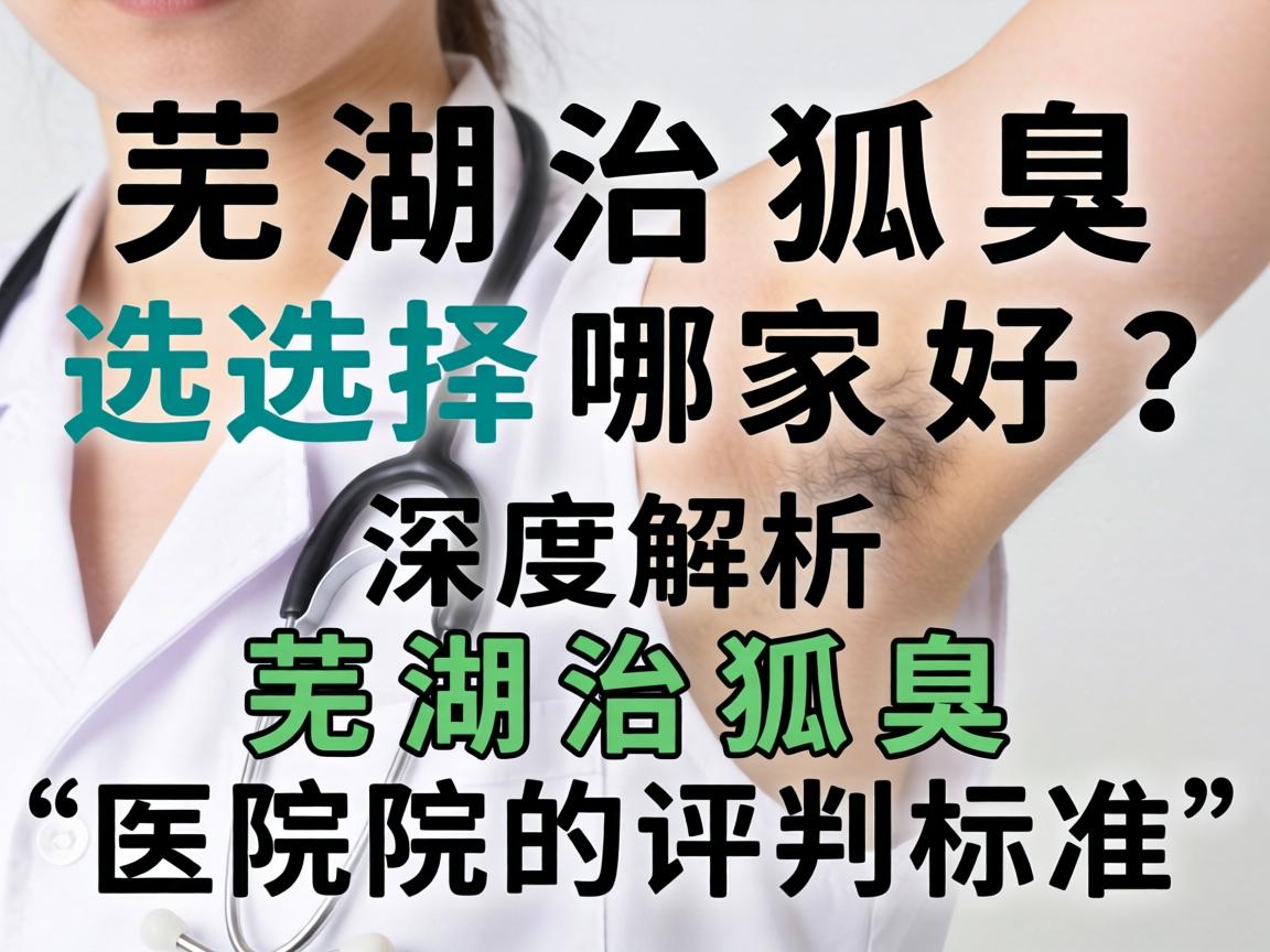 芜湖治狐臭选择哪家好？深度解析芜湖治狐臭医院的评判标准