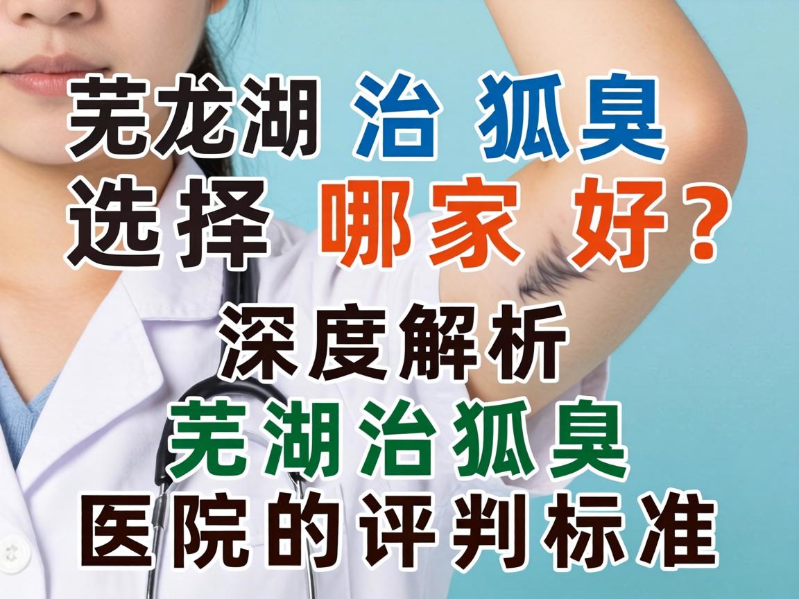 芜湖治狐臭选择哪家好？深度解析芜湖治狐臭医院的评判标准