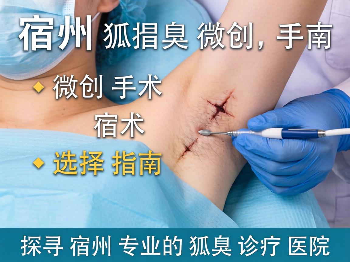 宿州狐臭微创手术选择指南，探寻宿州专业的狐臭诊疗医院