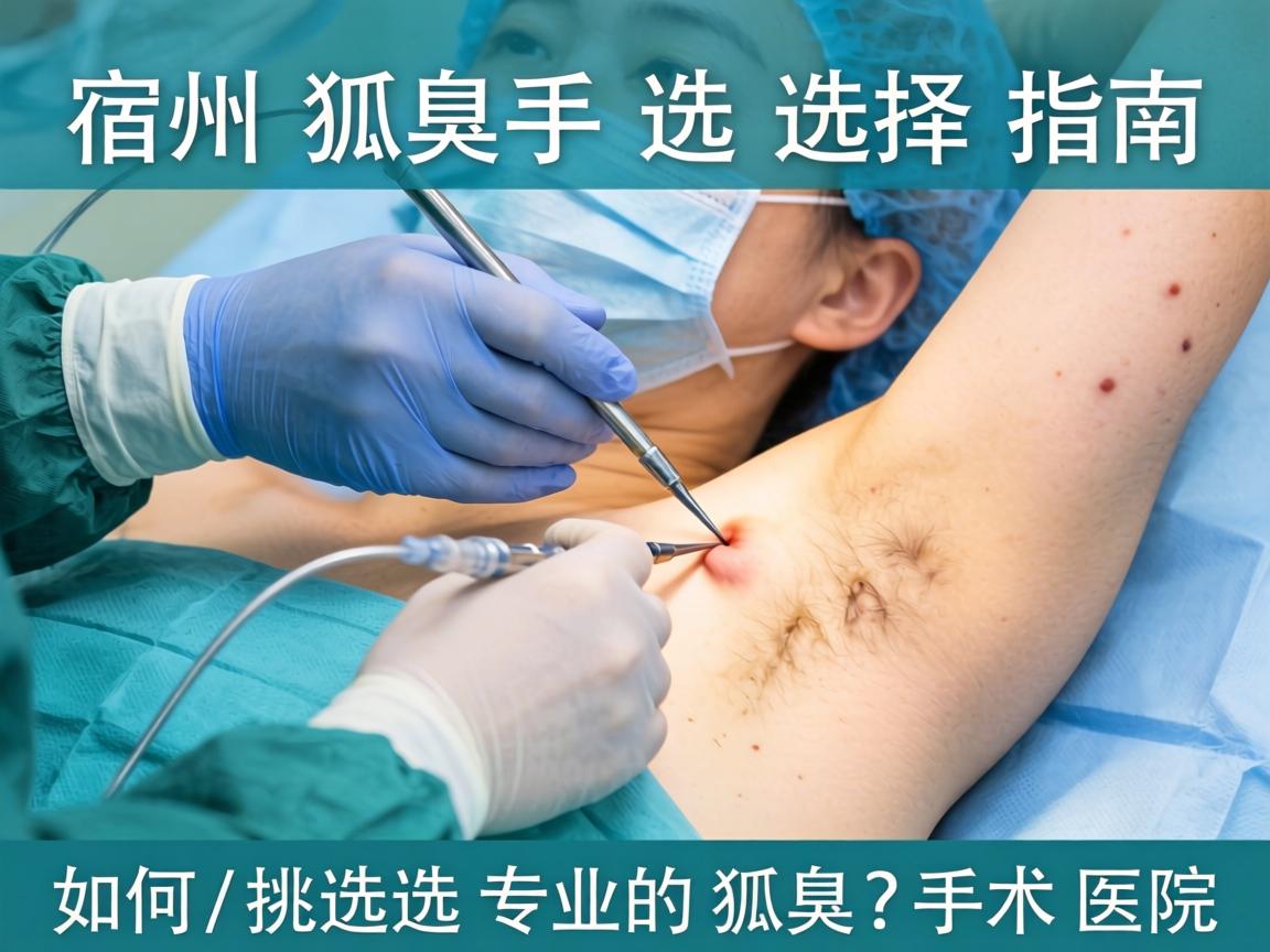 宿州狐臭手术医院选择指南，如何挑选专业的狐臭手术医院