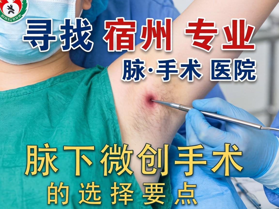 寻找宿州专业腋下微创手术医院，详解腋下微创手术的选择要点