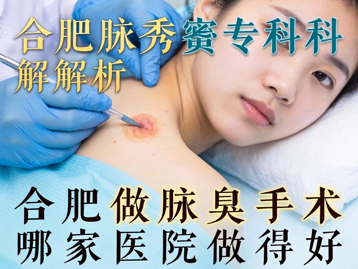 合肥腋秀专科解析，合肥做腋臭手术哪家医院做得好