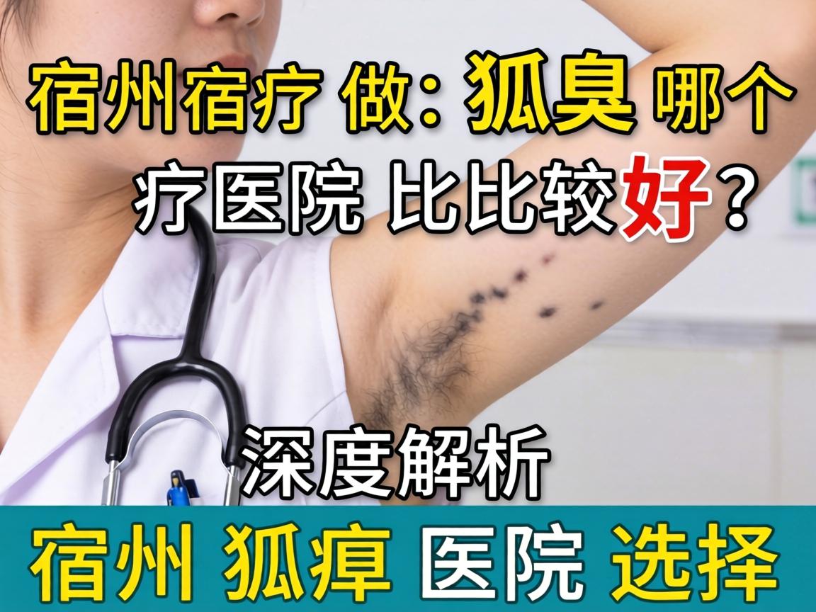 宿州做狐臭哪个医院比较好？深度解析宿州狐臭医院选择