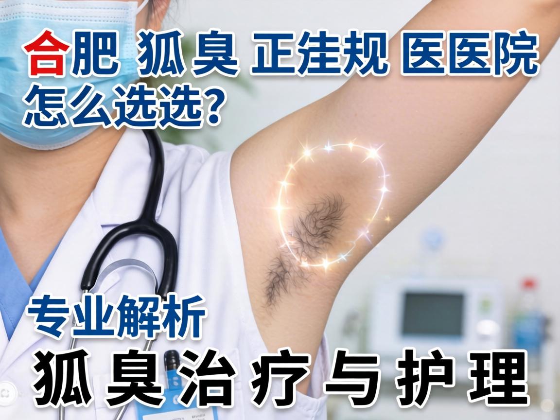 合肥狐臭正规医院怎么选？专业解析狐臭治疗与护理