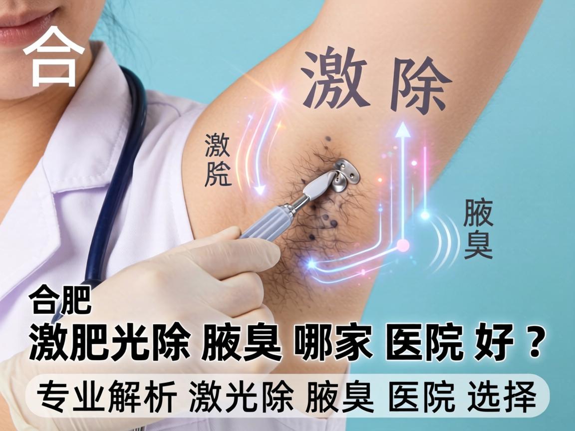 合肥激光除腋臭哪家医院好？专业解析激光除腋臭医院选择