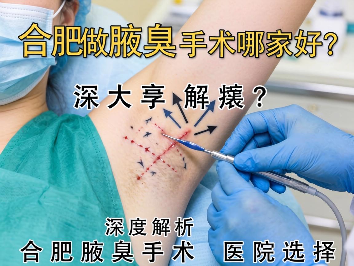 合肥做腋臭手术哪家好？深度解析合肥腋臭手术医院选择