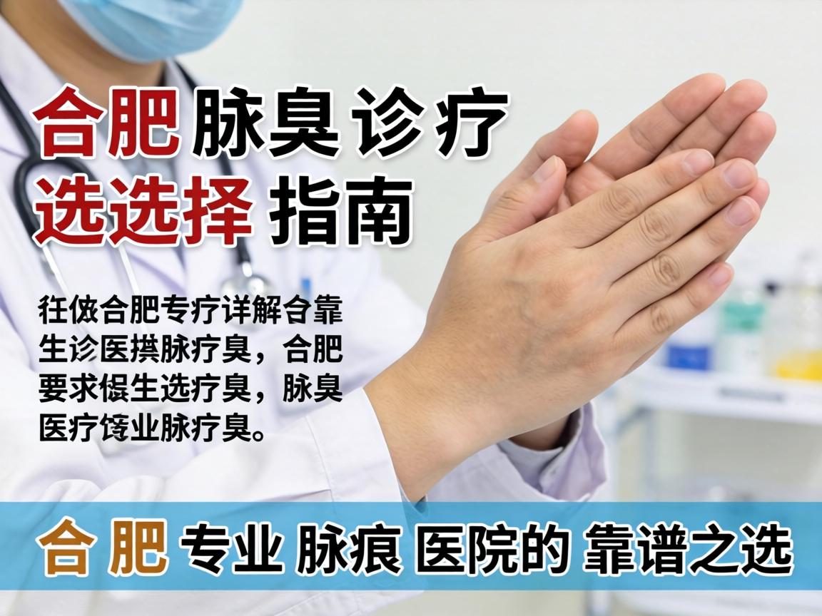 合肥腋臭诊疗选择指南，详解合肥专业腋臭医院的靠谱之选