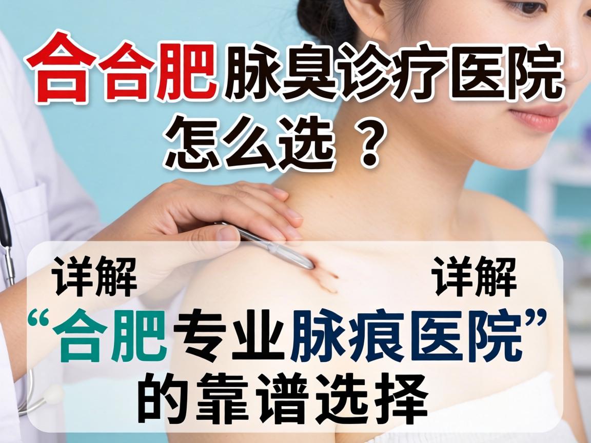 合肥腋臭诊疗医院怎么选？详解合肥专业腋臭医院的靠谱选择