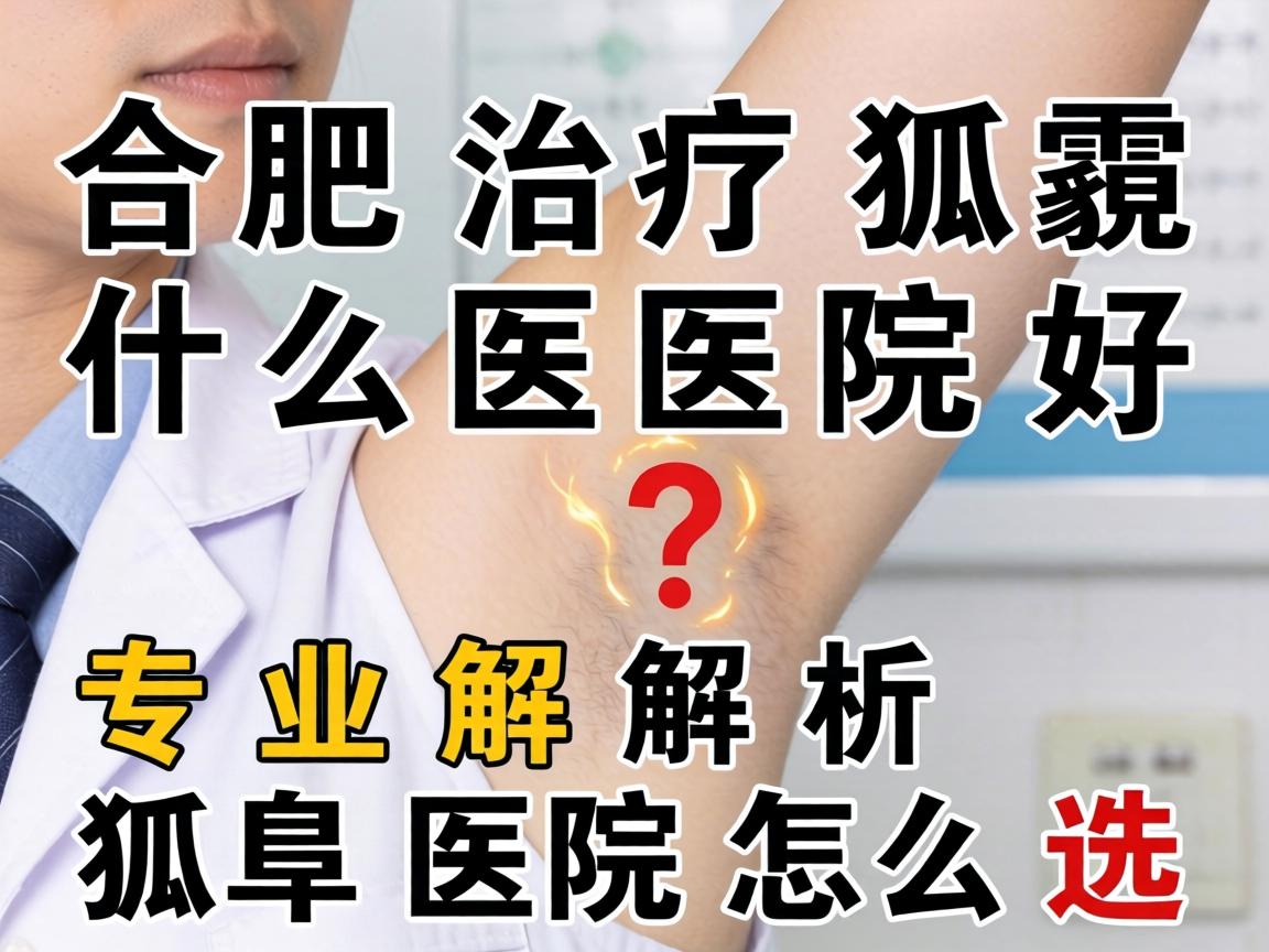 合肥治疗狐臭什么医院好?专业解析狐臭医院怎么选 合肥治疗狐臭什么医院好?专业解析狐臭医院怎么选