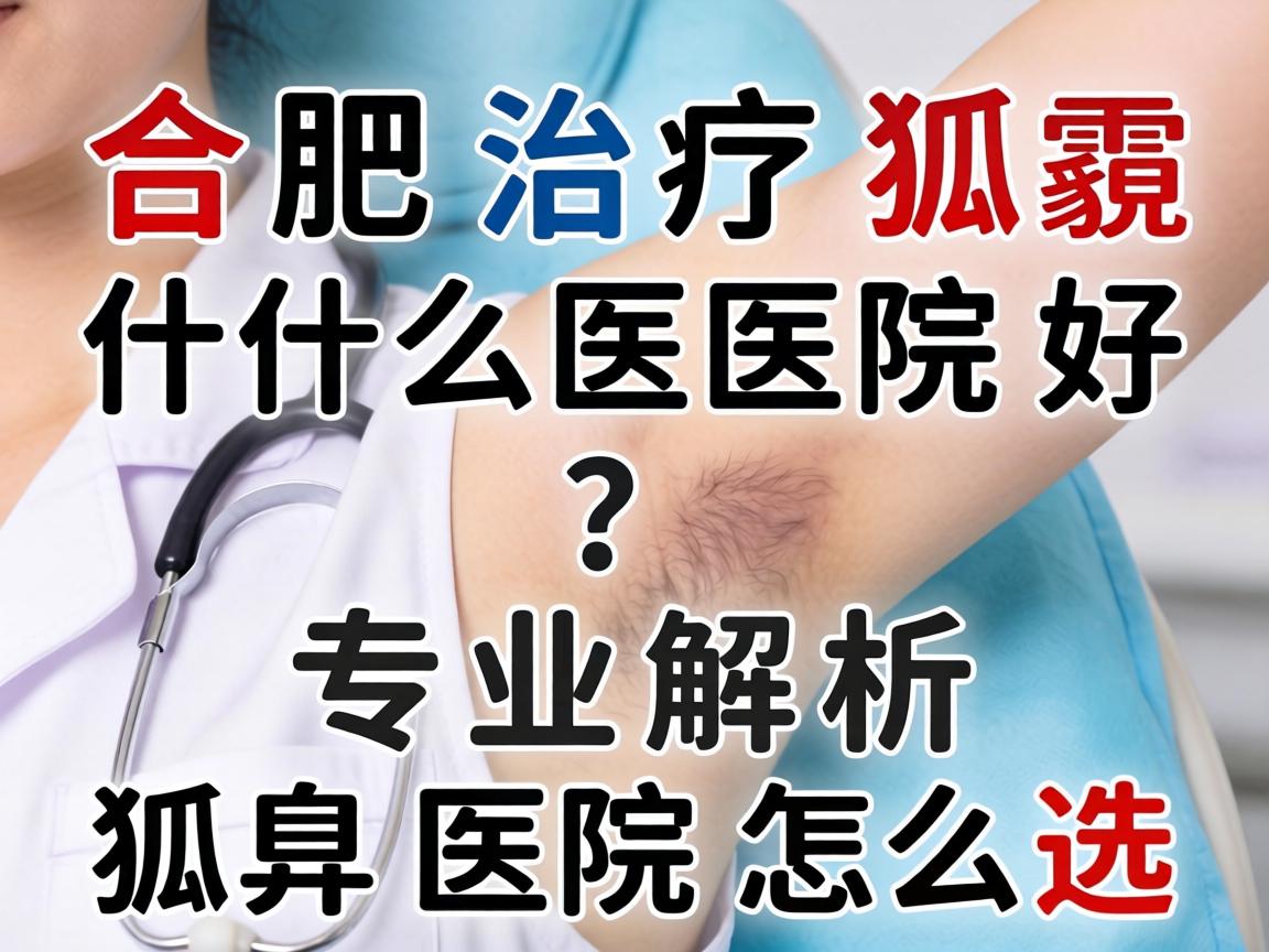 合肥治疗狐臭什么医院好?专业解析狐臭医院怎么选 合肥治疗狐臭什么医院好?专业解析狐臭医院怎么选