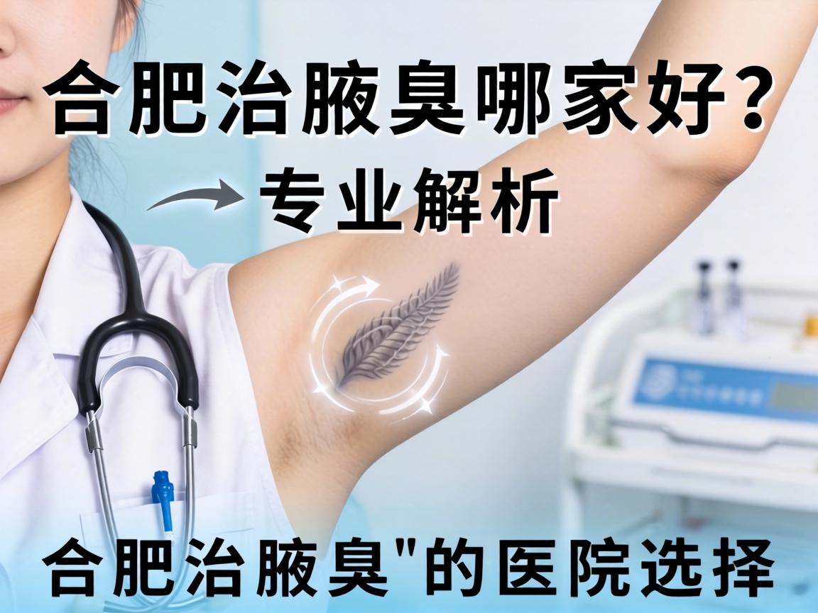 合肥治腋臭哪家好？专业解析合肥治腋臭的医院选择