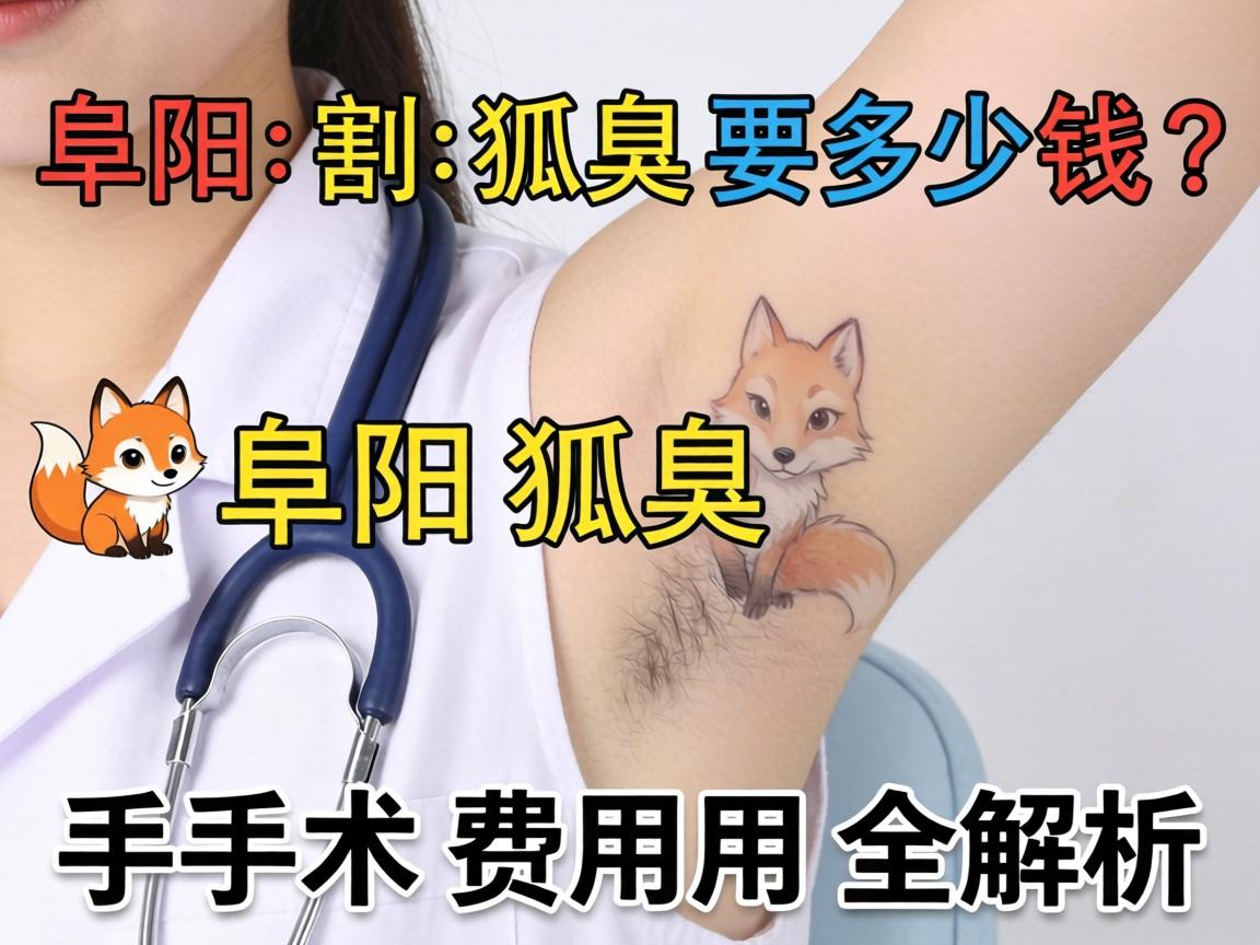 在阜阳割狐臭要多少钱？阜阳狐臭手术费用全解析