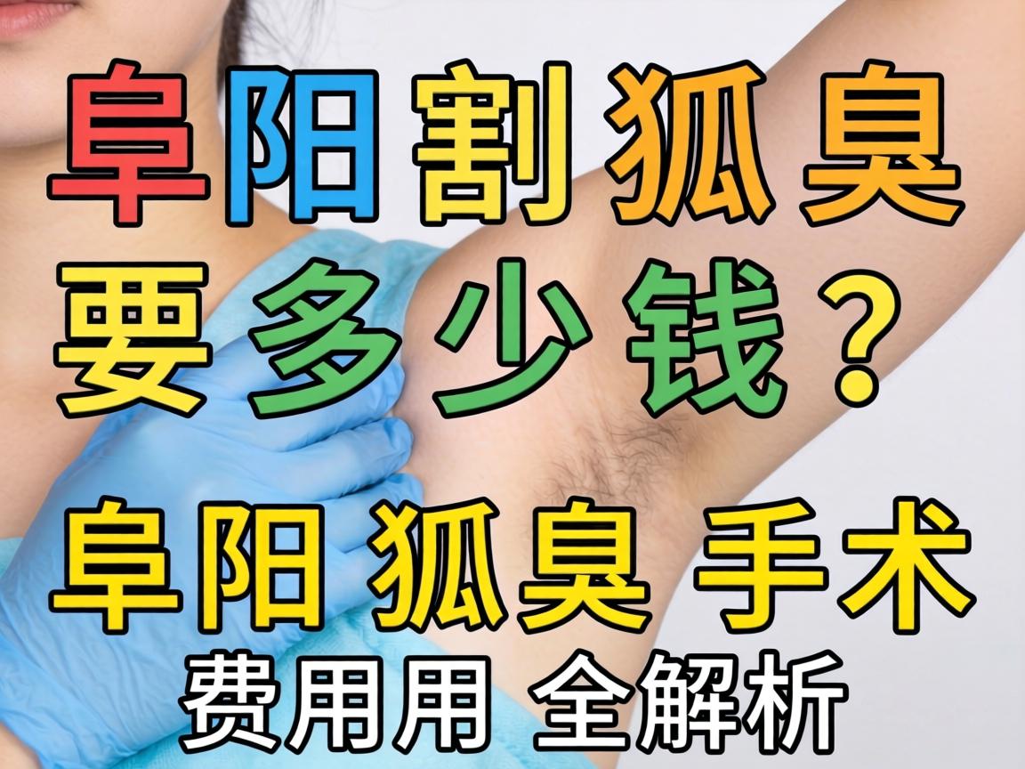 在阜阳割狐臭要多少钱？阜阳狐臭手术费用全解析