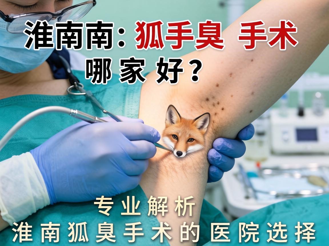 淮南狐臭手术哪家好？专业解析淮南狐臭手术的医院选择