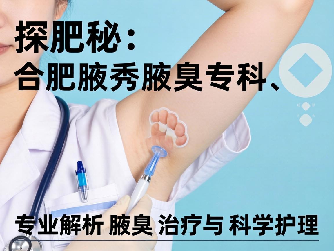 探秘合肥腋秀腋臭专科，专业解析腋臭治疗与科学护理