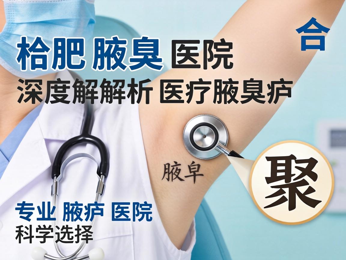合肥腋臭医院深度解析，聚焦专业腋臭医院的科学选择