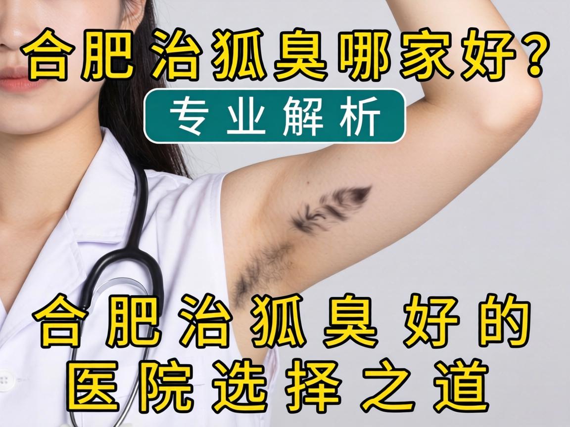 合肥治狐臭哪家好？专业解析合肥治狐臭好的医院选择之道