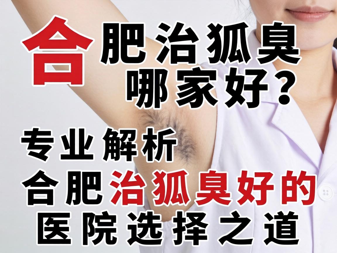 合肥治狐臭哪家好？专业解析合肥治狐臭好的医院选择之道