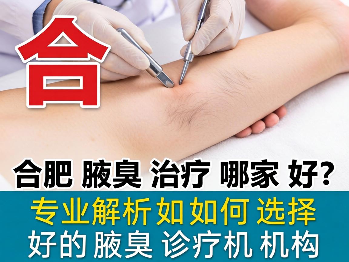 合肥腋臭治疗哪家好？专业解析如何选择好的腋臭诊疗机构