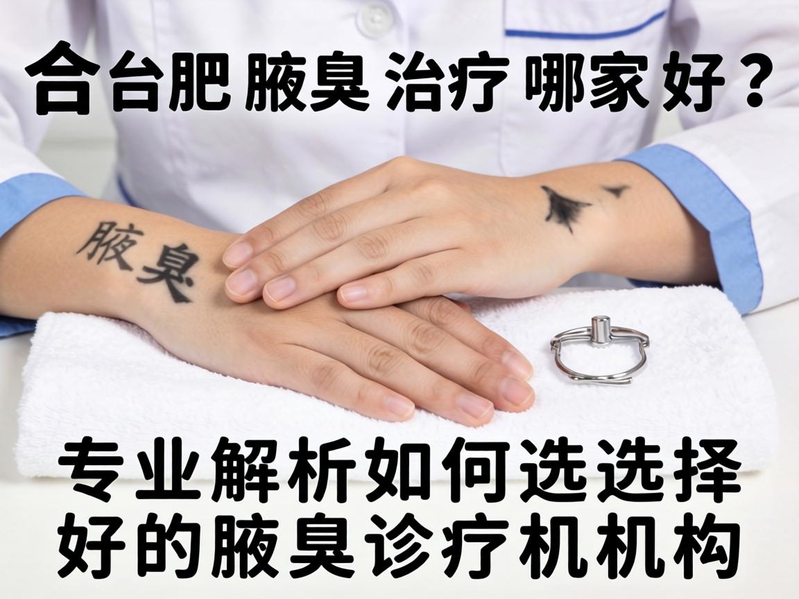 合肥腋臭治疗哪家好？专业解析如何选择好的腋臭诊疗机构