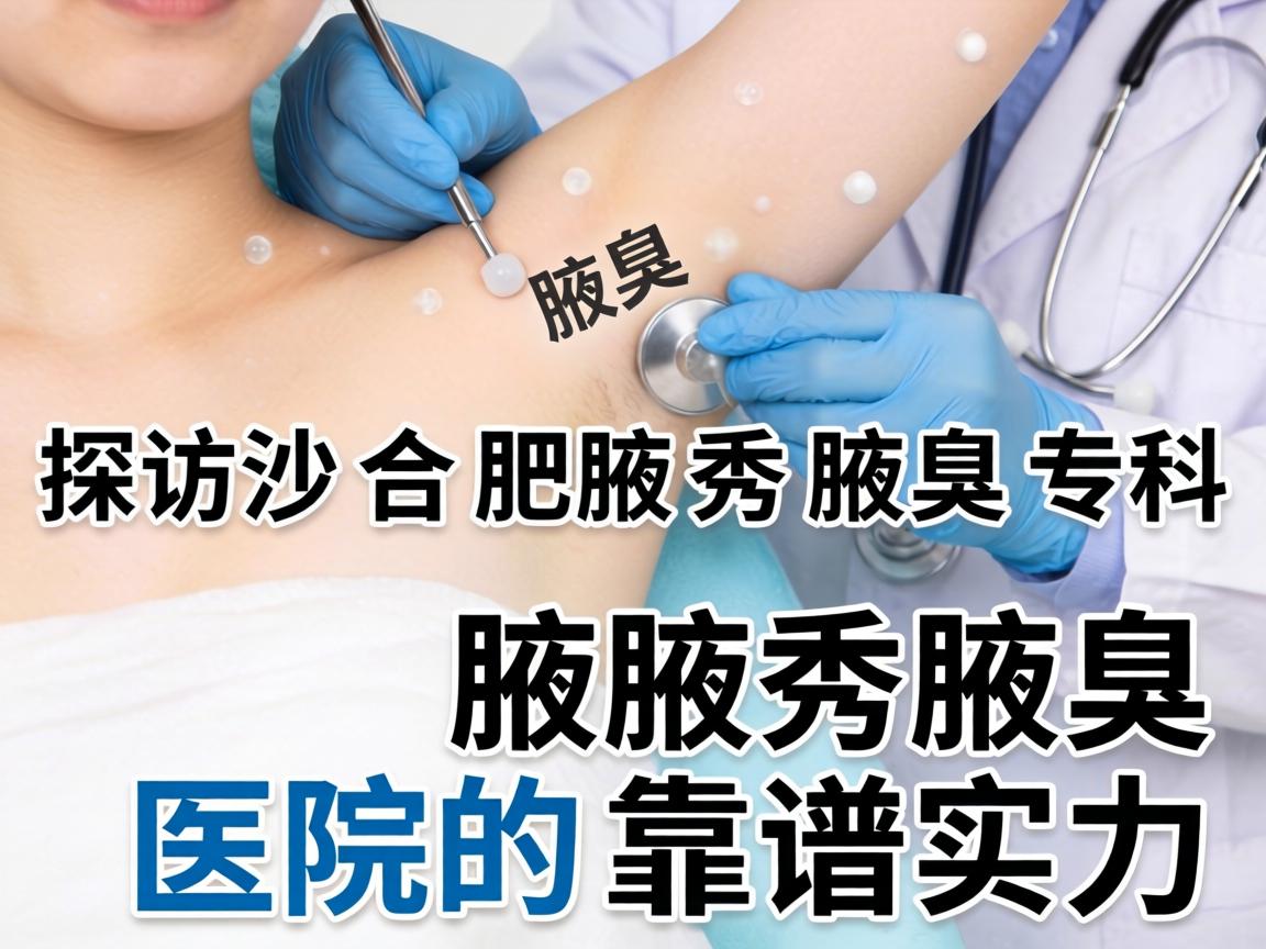 探访合肥腋秀腋臭专科，解析腋秀腋臭医院的靠谱实力