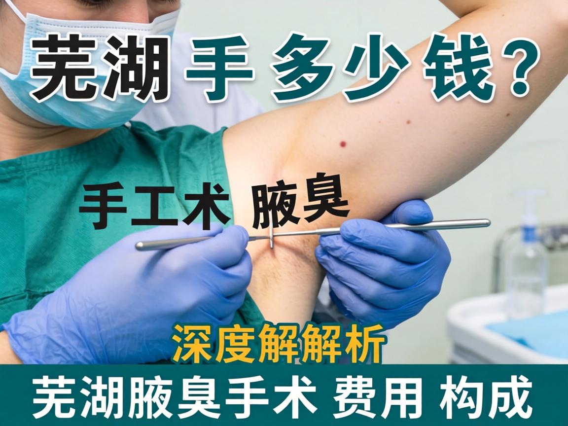 芜湖腋臭手术多少钱？深度解析芜湖腋臭手术费用构成
