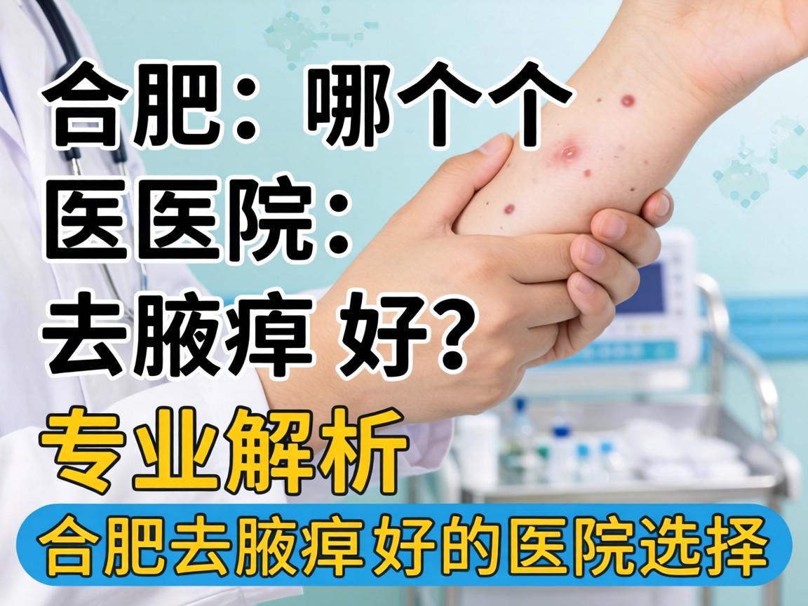 合肥哪个医院去腋臭好？专业解析合肥去腋臭好的医院选择