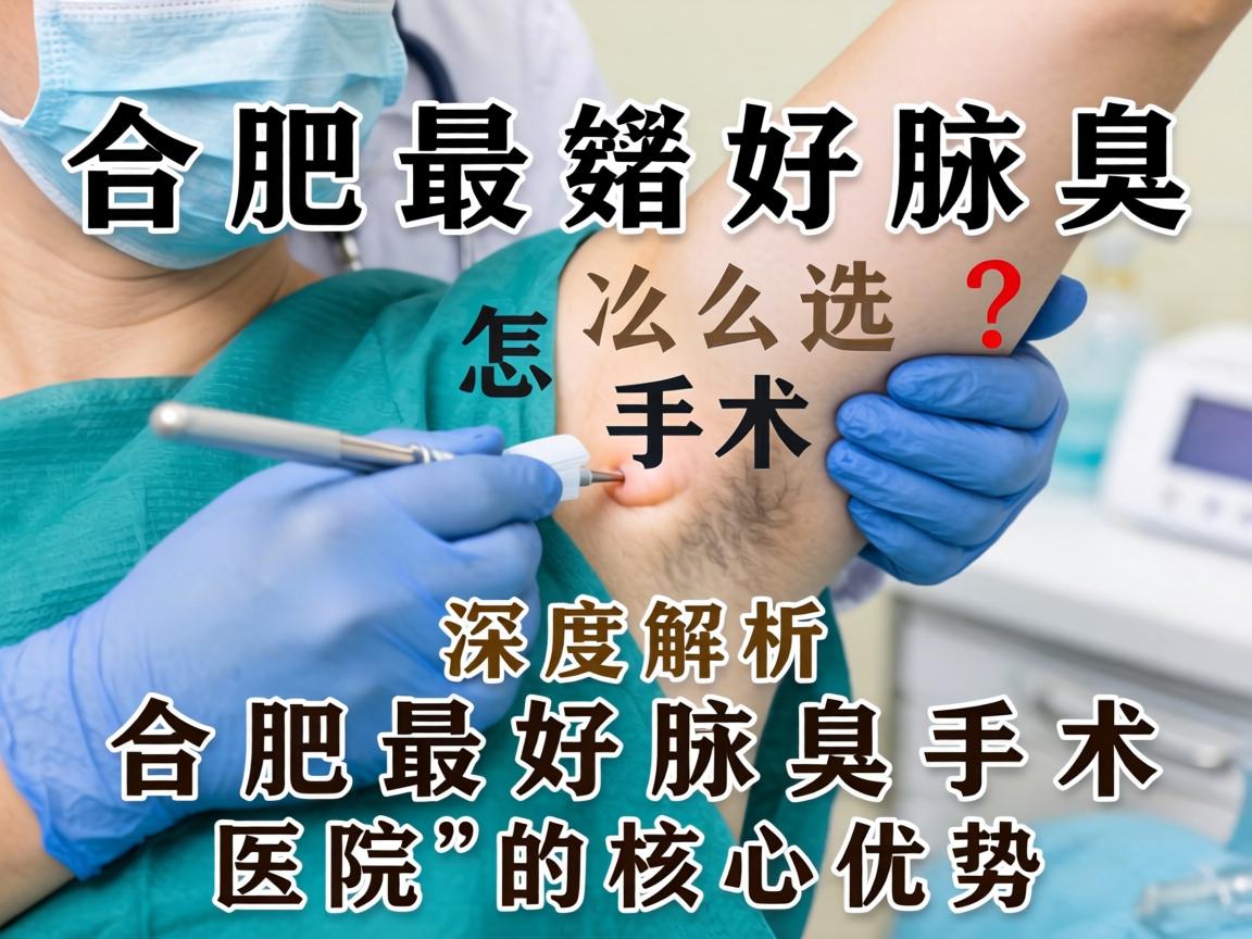 合肥最好腋臭手术医院怎么选？深度解析合肥最好腋臭手术医院的核心优势