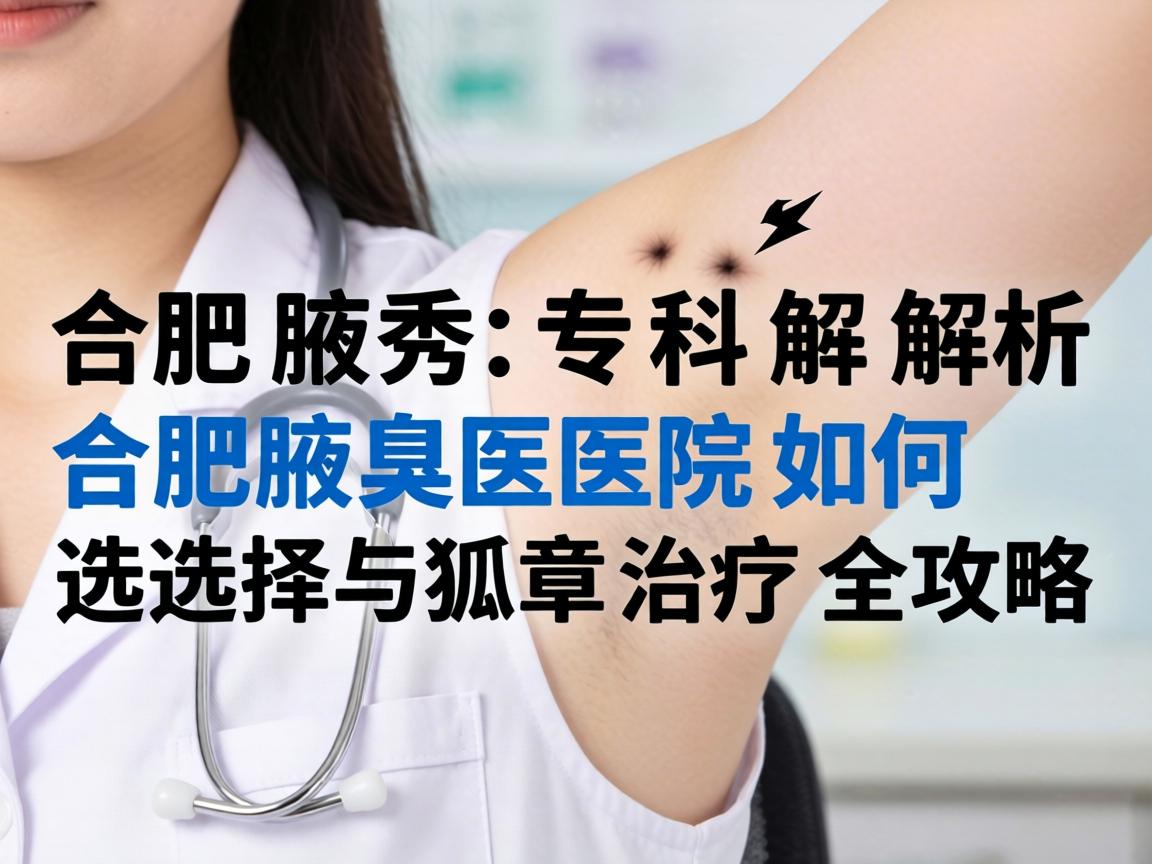 合肥腋秀专科解析，合肥腋臭医院如何选择与狐臭治疗全攻略
