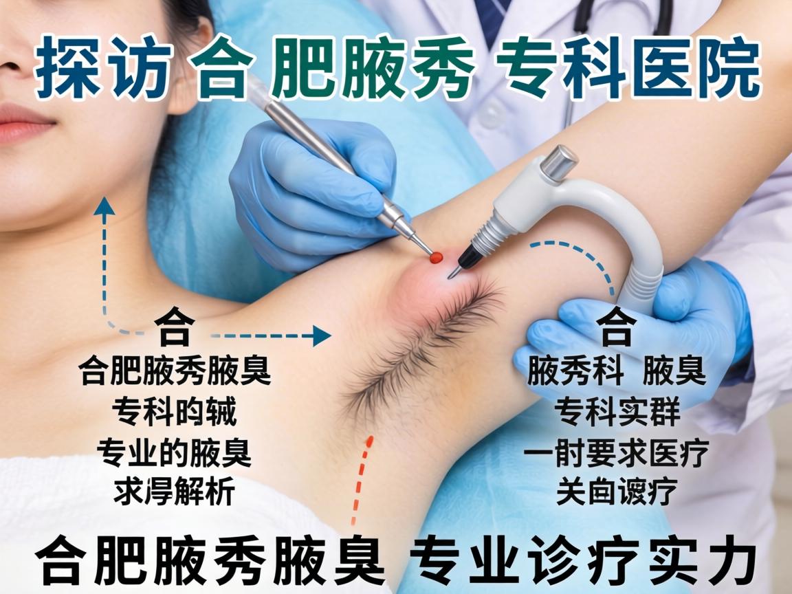 探访合肥腋秀腋臭专科医院，解析合肥腋秀腋臭专业诊疗实力