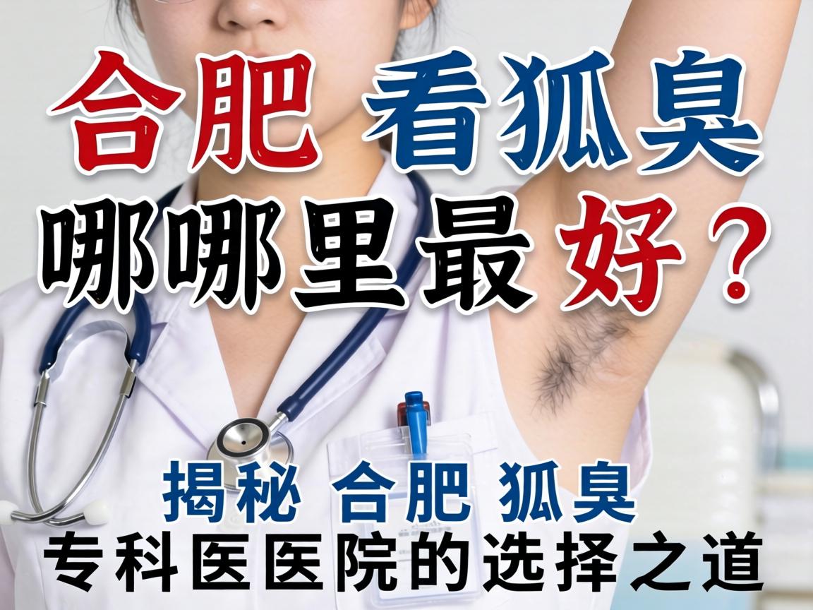合肥看狐臭哪里最好？揭秘合肥狐臭专科医院的选择之道