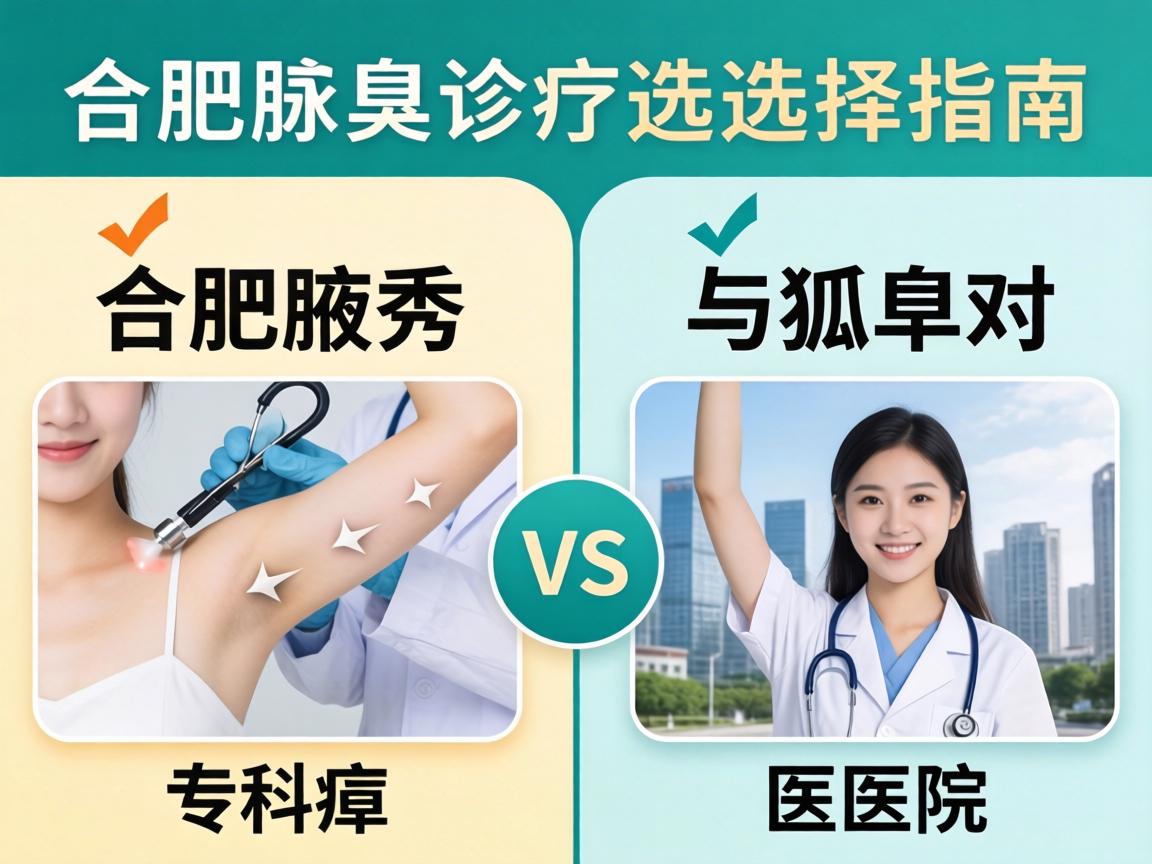 合肥腋臭诊疗选择指南，解析合肥腋秀专科与狐臭医院对比