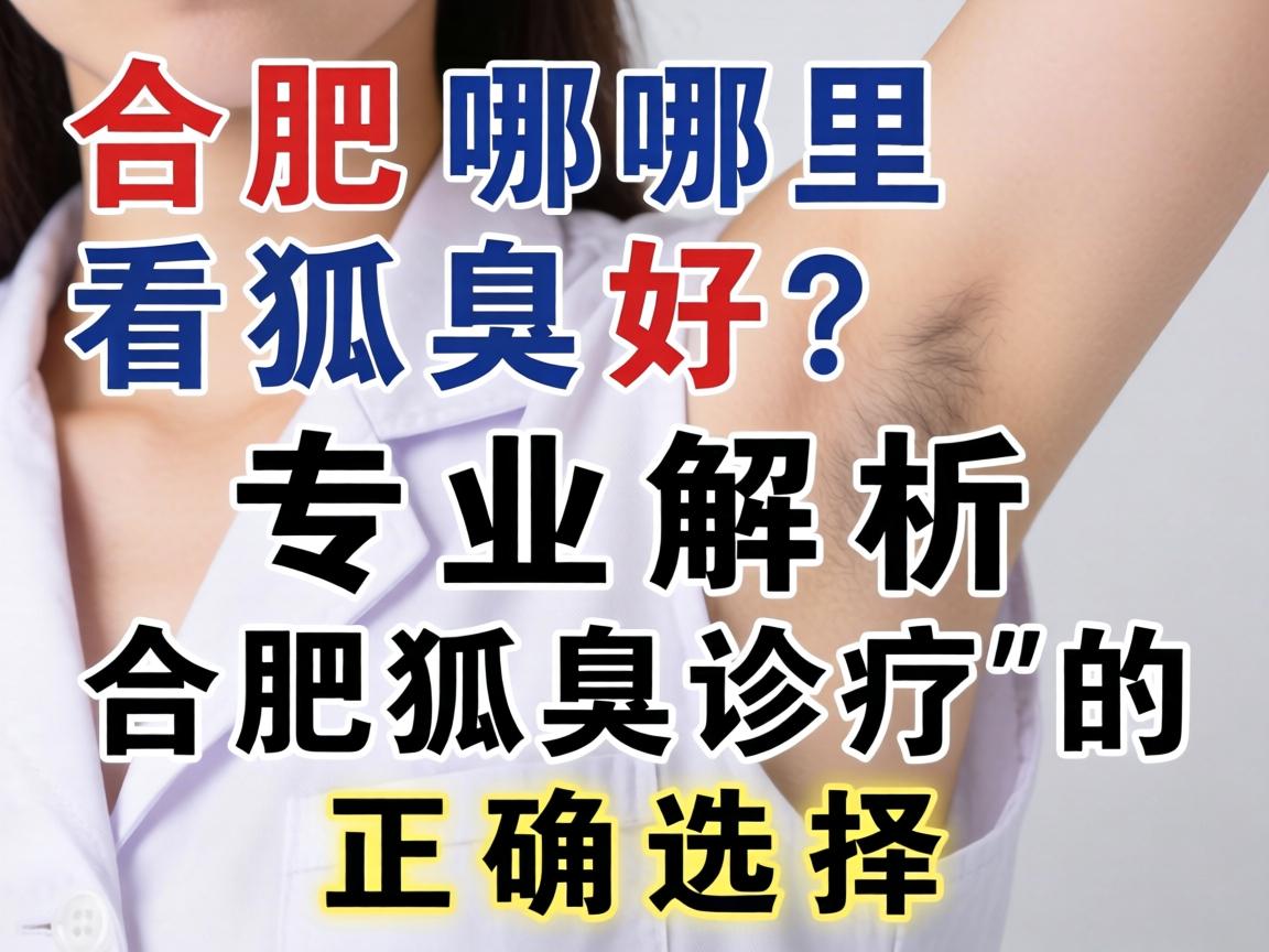 合肥哪里看狐臭好？专业解析合肥狐臭诊疗的正确选择