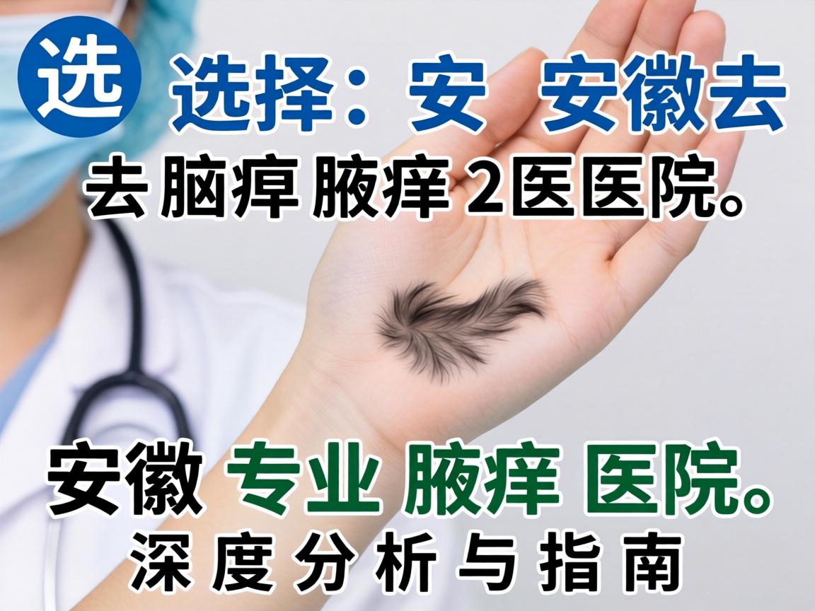 选择安徽去腋臭医院，安徽专业腋臭医院的深度分析与指南