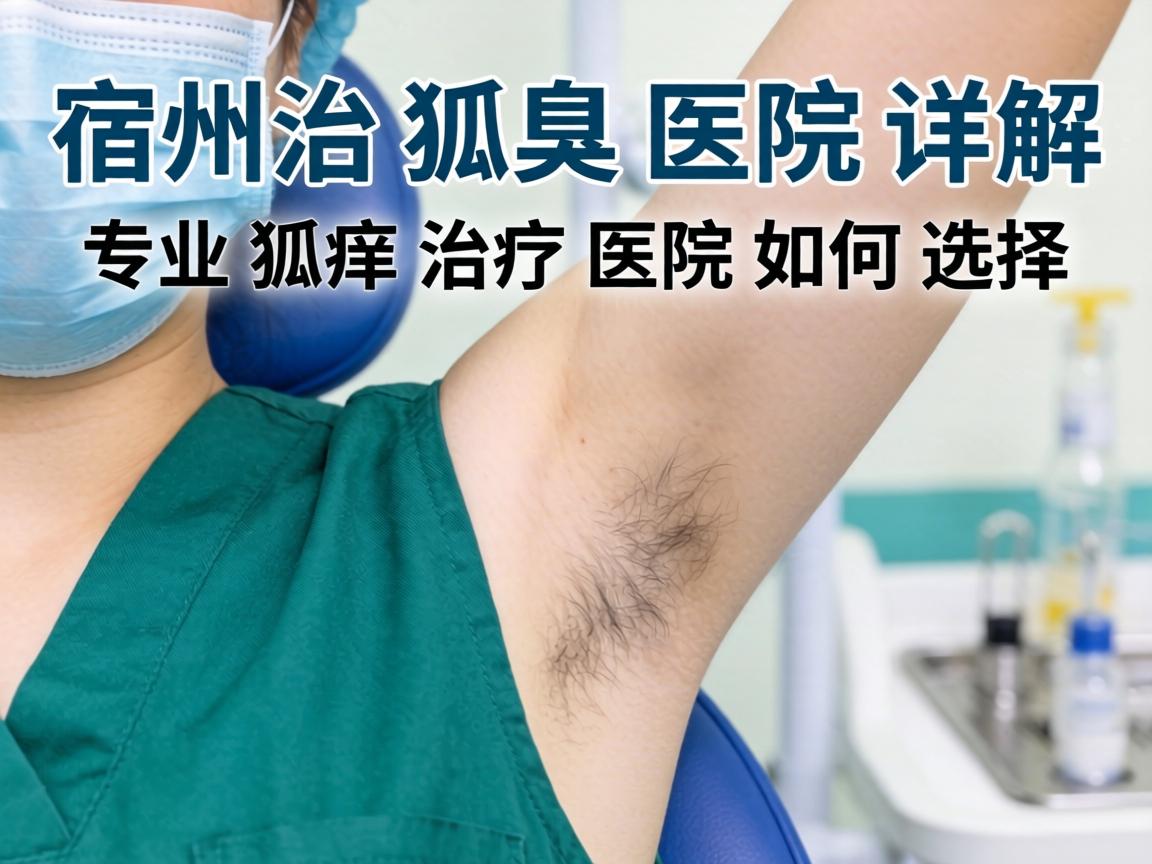 宿州治狐臭医院详解，专业狐臭治疗医院如何选择