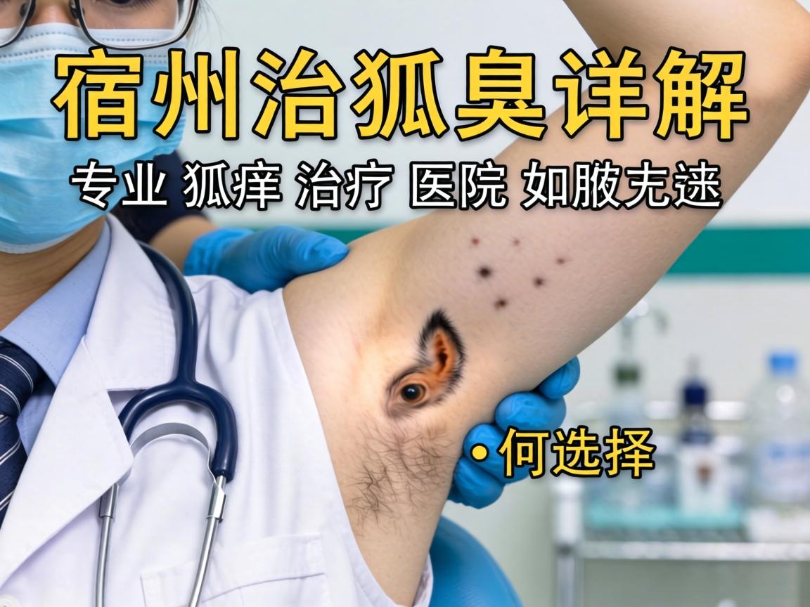 宿州治狐臭医院详解，专业狐臭治疗医院如何选择