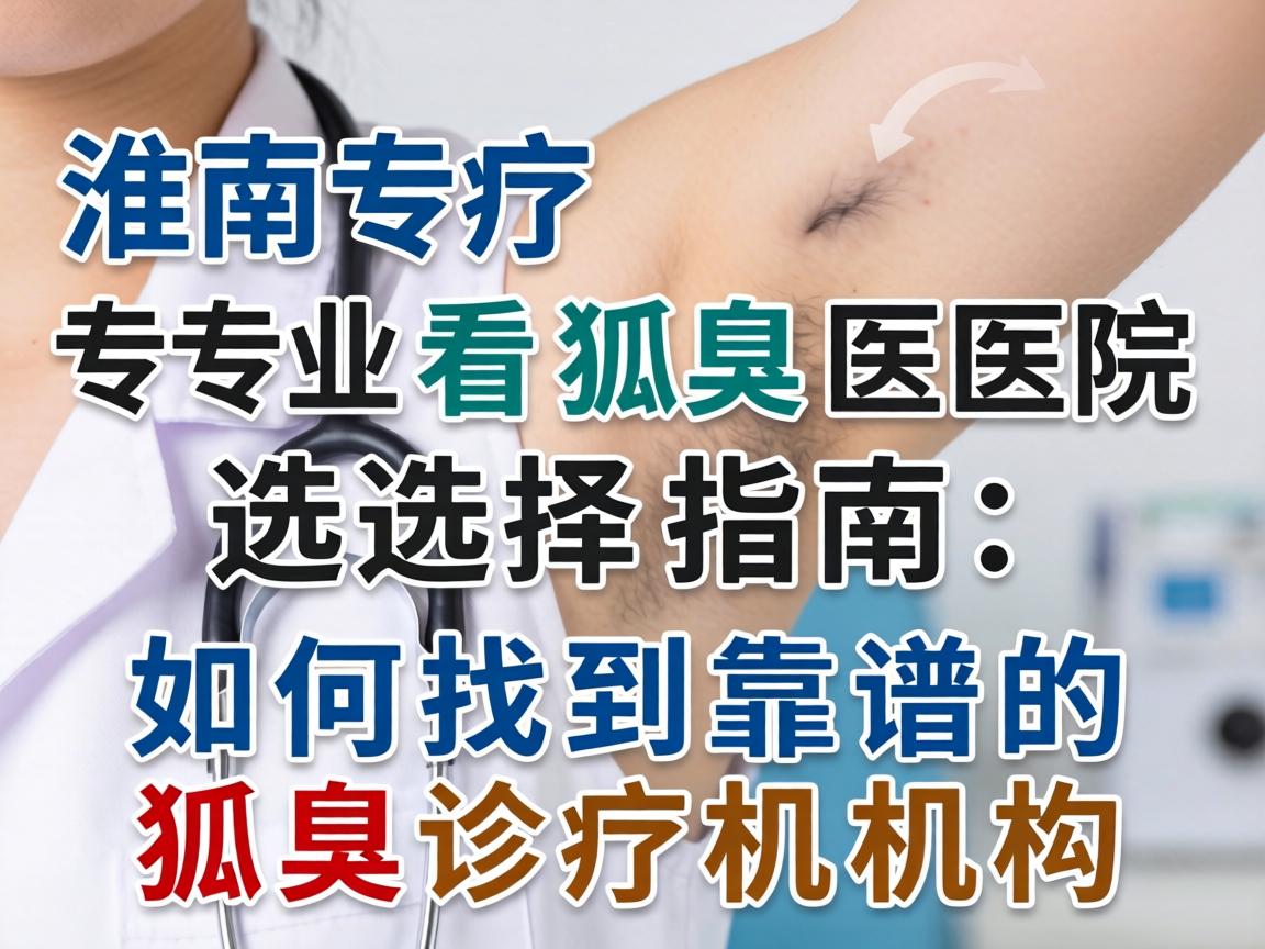淮南专业看狐臭医院选择指南，如何找到靠谱的狐臭诊疗机构