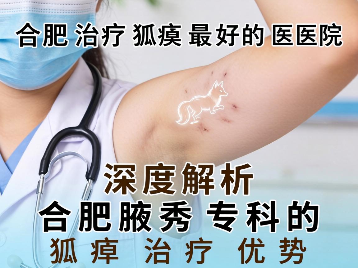 合肥治疗狐臭最好的医院，深度解析合肥腋秀专科的狐臭治疗优势