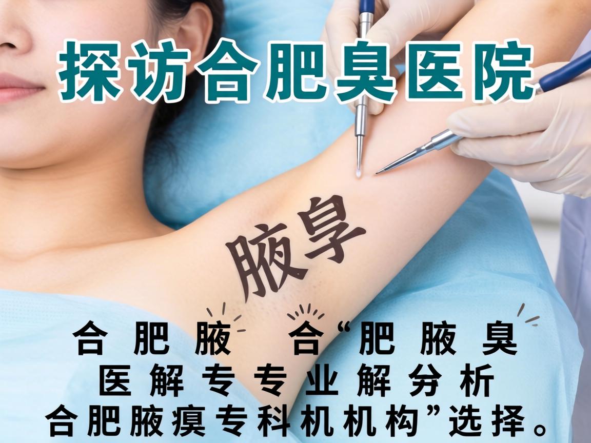 探访合肥腋臭医院，专业解析合肥腋臭专科机构的选择