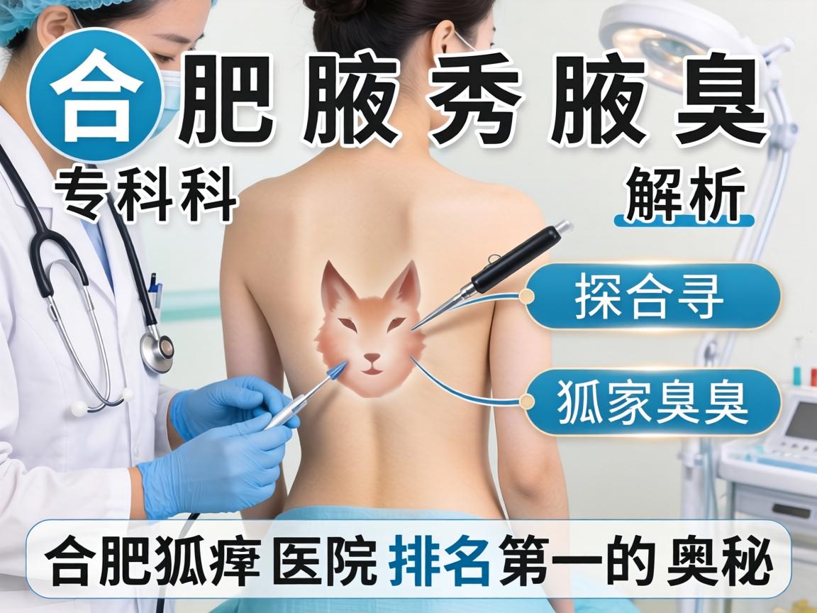 合肥腋秀腋臭专科解析，探寻合肥狐臭医院排名第一的奥秘