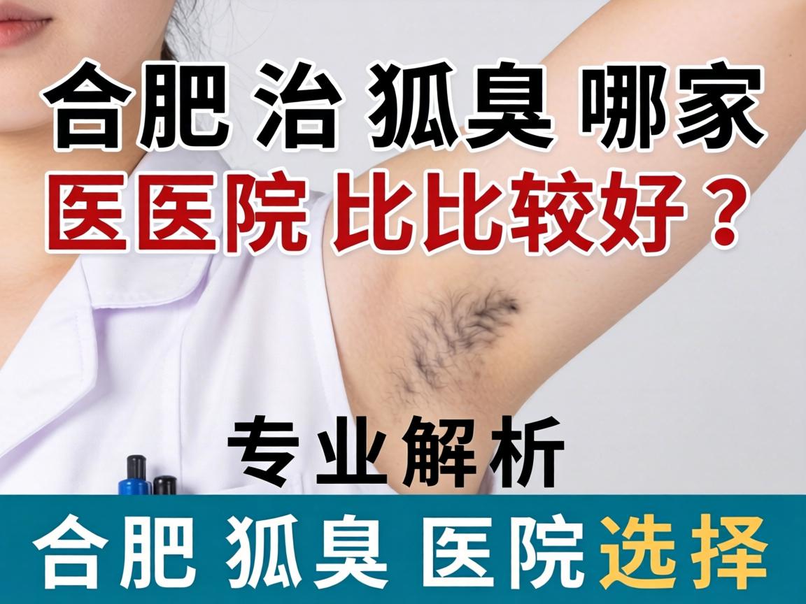 合肥治狐臭哪家医院比较好？专业解析合肥狐臭医院选择