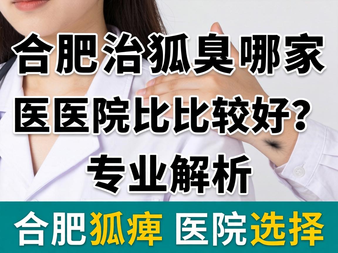 合肥治狐臭哪家医院比较好？专业解析合肥狐臭医院选择