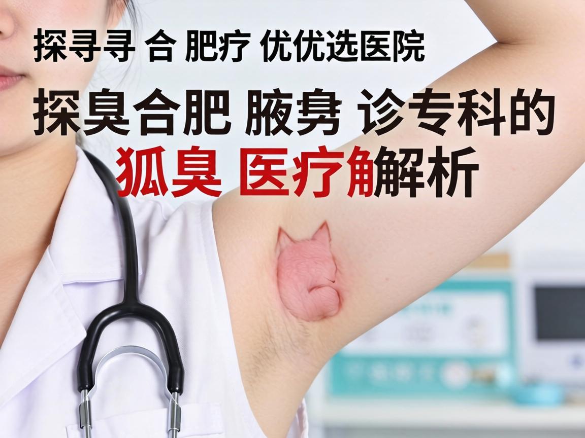 探寻合肥腋臭诊疗优选医院，合肥腋秀专科的狐臭医疗解析