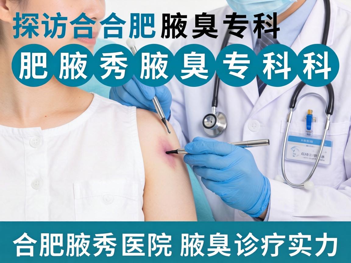 探访合肥腋秀腋臭专科，详解合肥腋秀医院腋臭诊疗实力