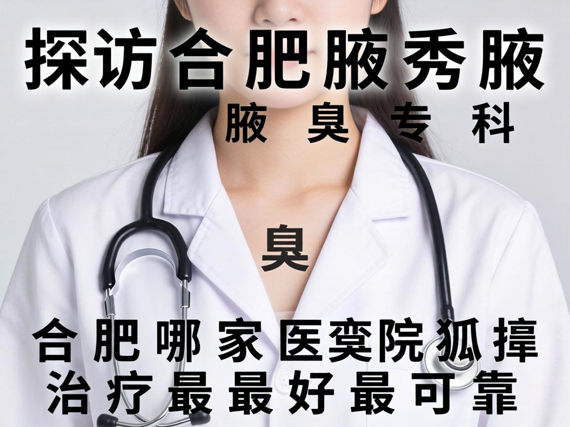 探访合肥腋秀腋臭专科，解析合肥哪家医院狐臭治疗最好最可靠