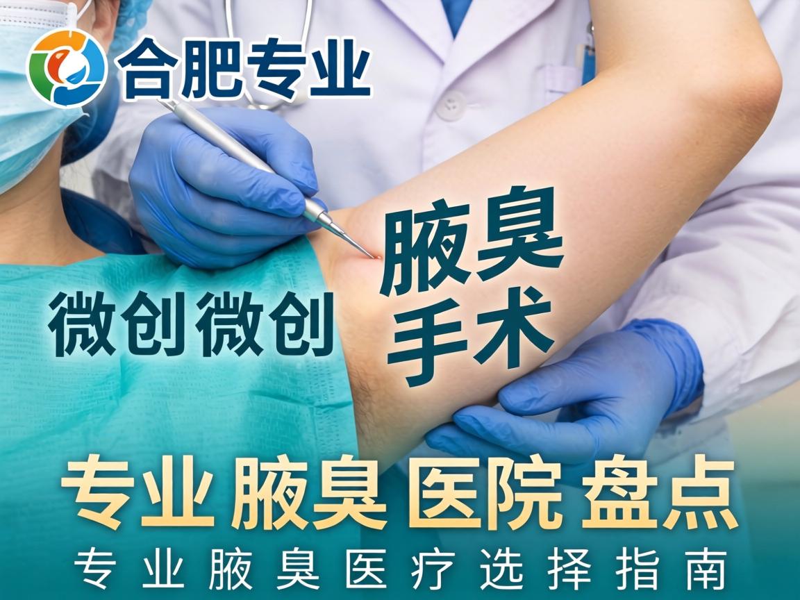 合肥专业腋臭微创手术医院盘点，专业腋臭医疗选择指南