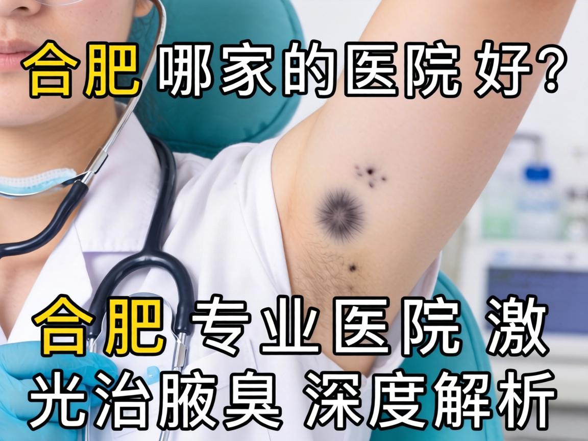 合肥哪家医院好？合肥专业医院激光治腋臭深度解析