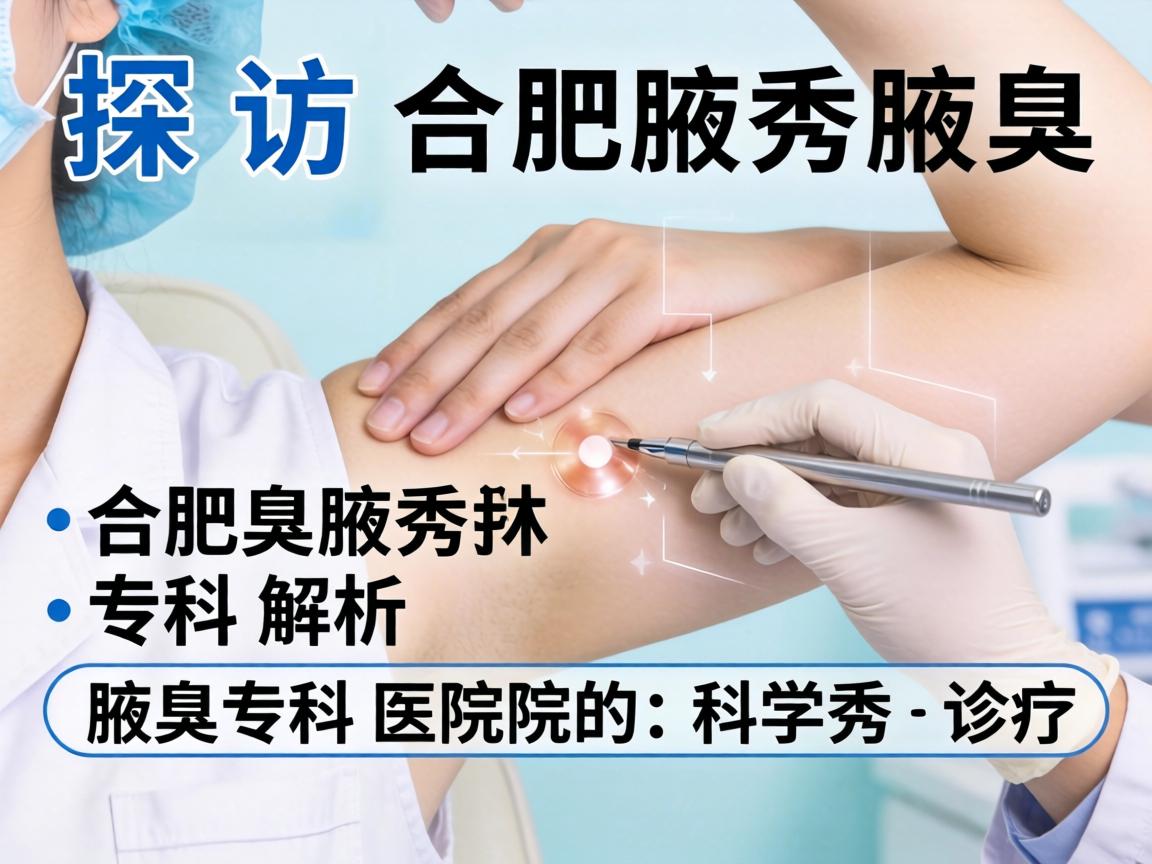 探访合肥腋秀腋臭专科，解析腋臭专科医院的科学诊疗