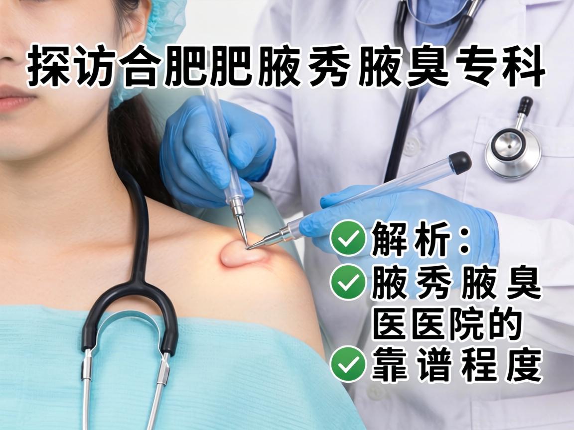 探访合肥腋秀腋臭专科，解析腋秀腋臭医院的靠谱程度