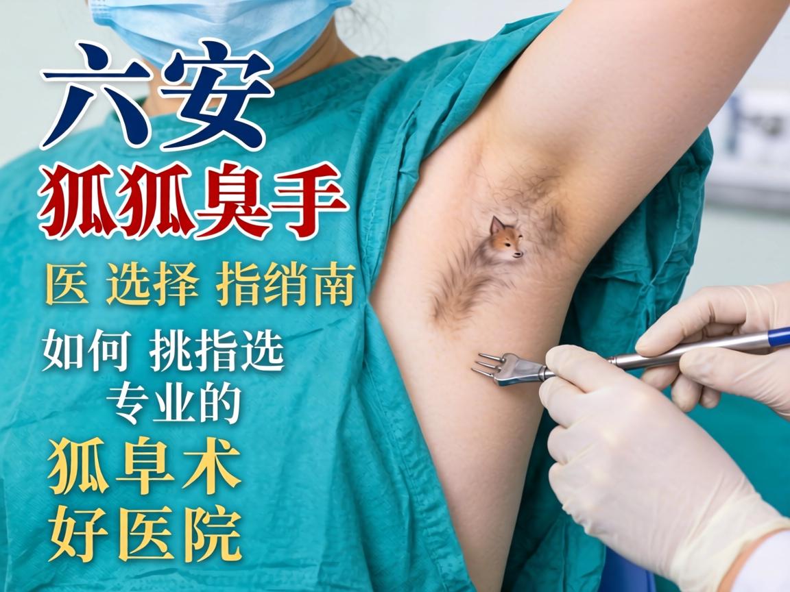 六安狐臭手术医院选择指南，如何挑选专业的狐臭术好医院